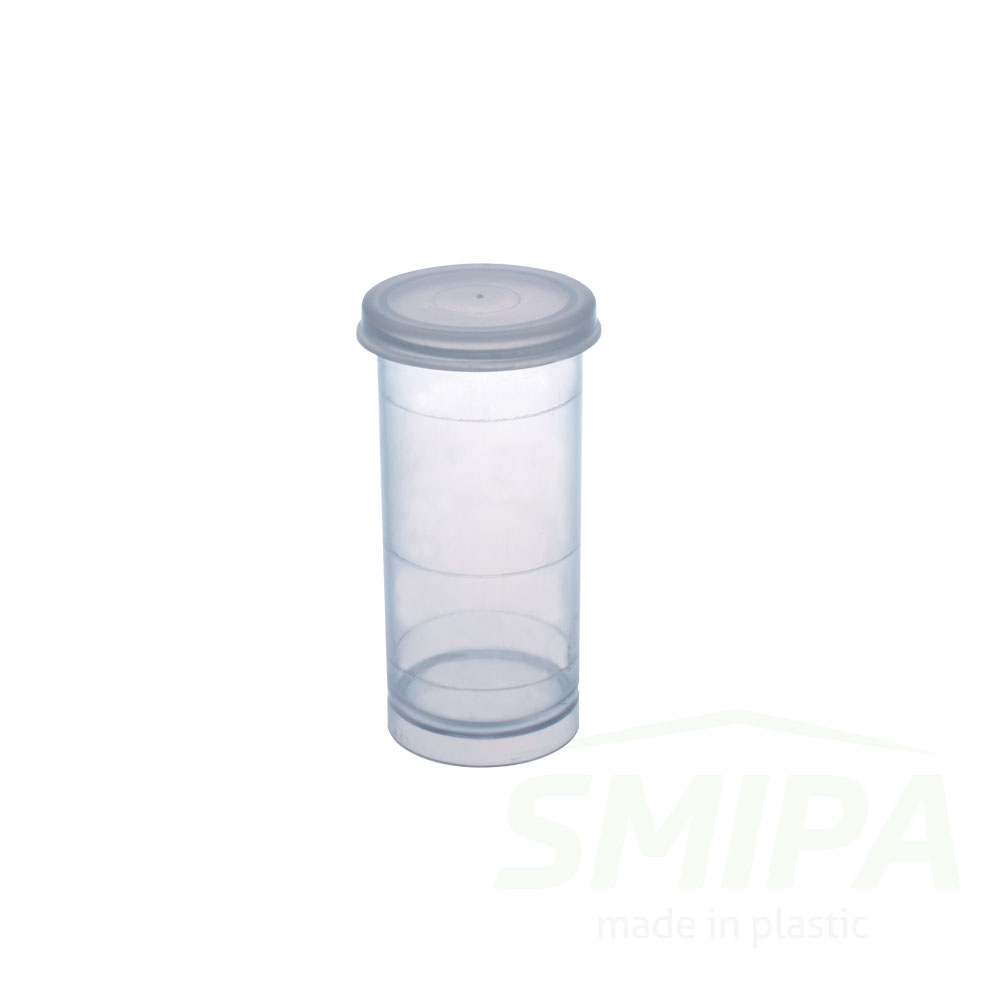 Provetta polistirolo 581 + 582 cop